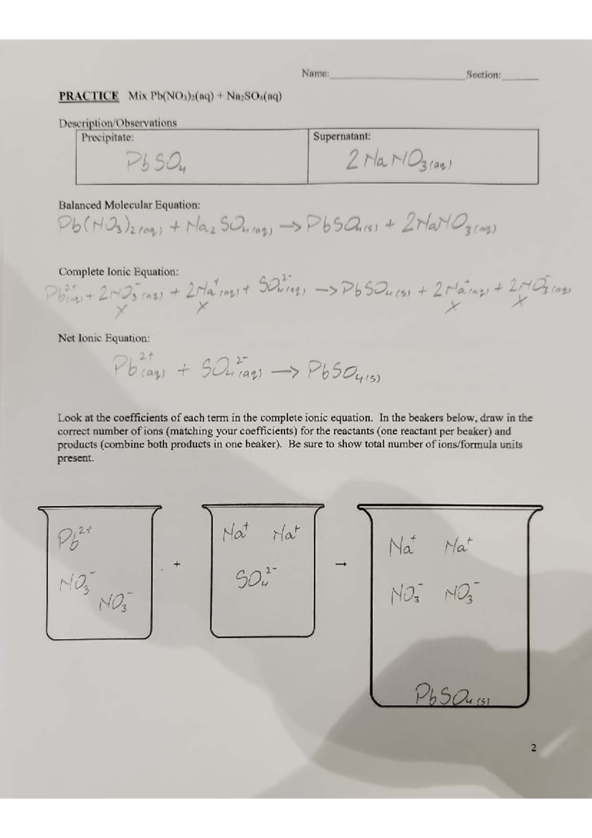 Net Ionic Equation Workshop: Practice Problems and Solutions - Studocu