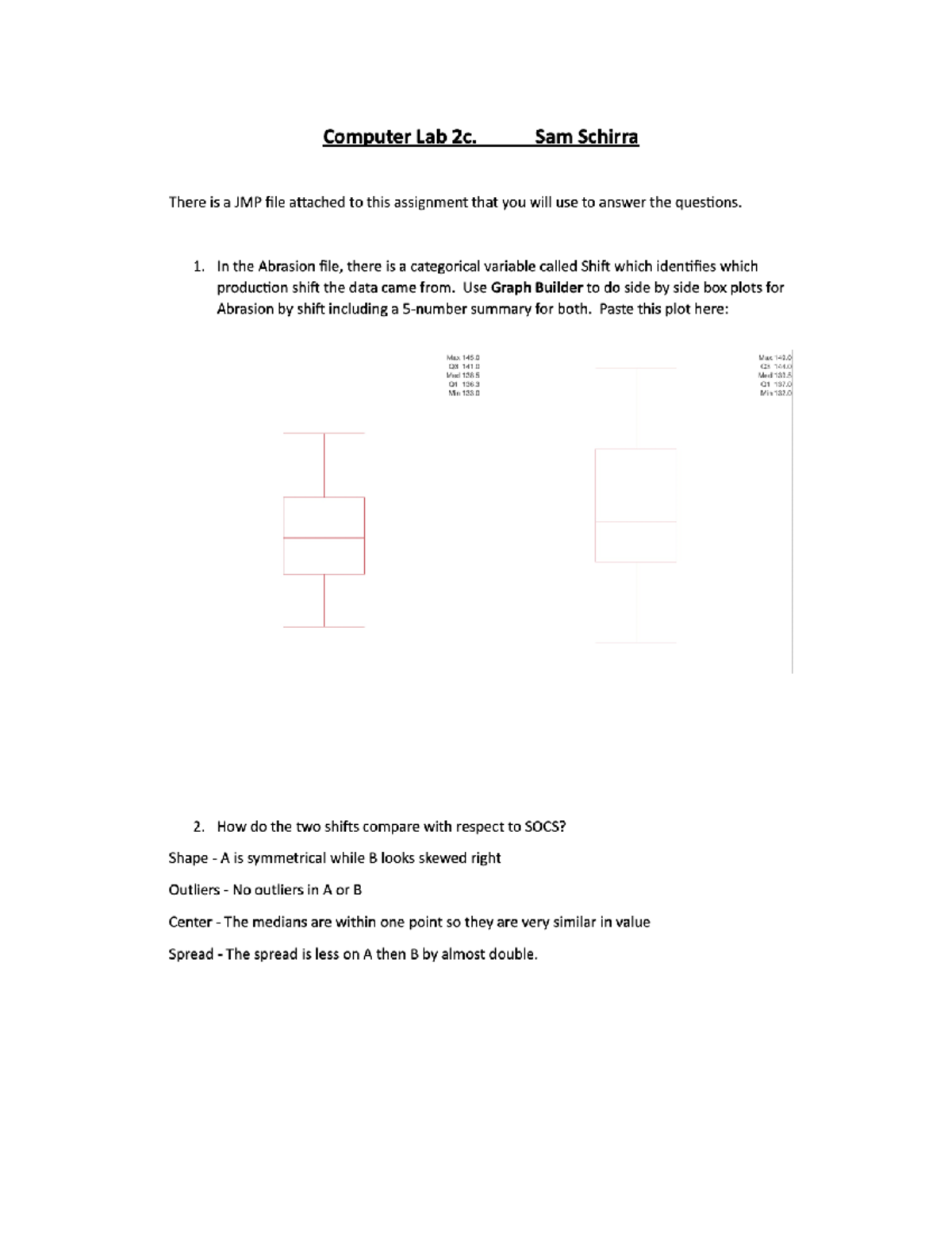 Computer lab 2c - ISA125 - Studocu