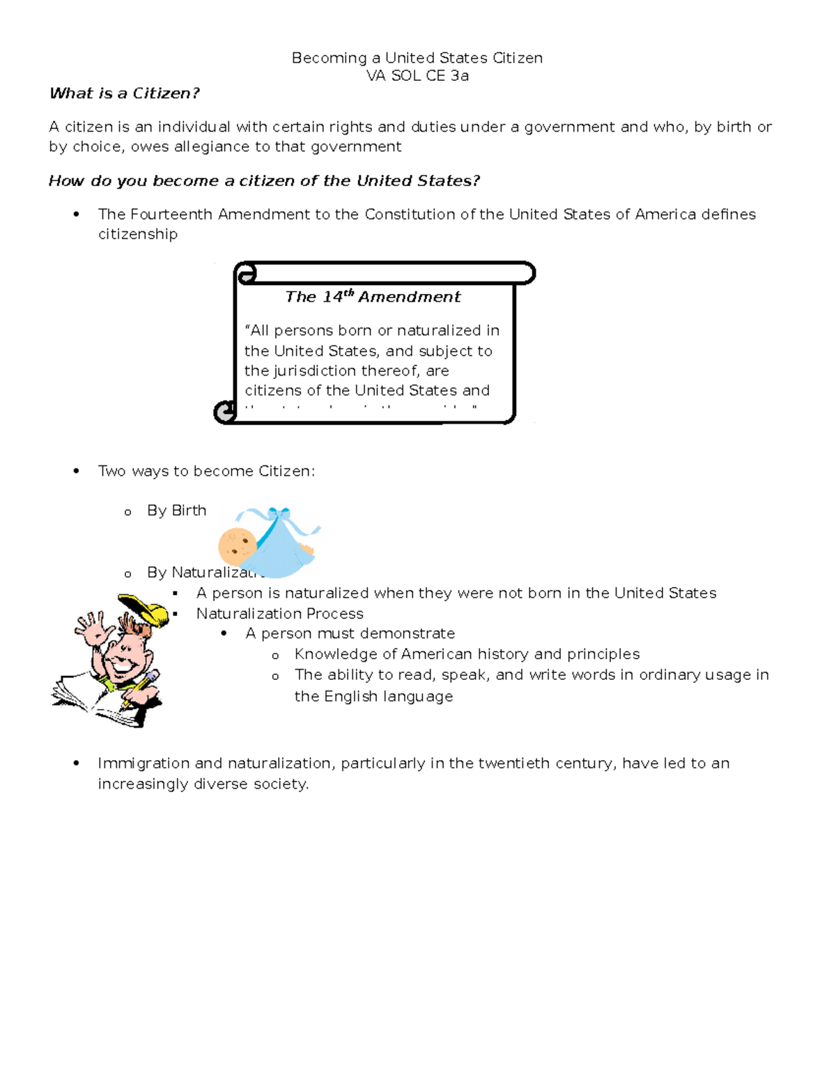 1.+Citizenship.docx - Becoming a United States Citizen VA SOL CE 3a ...
