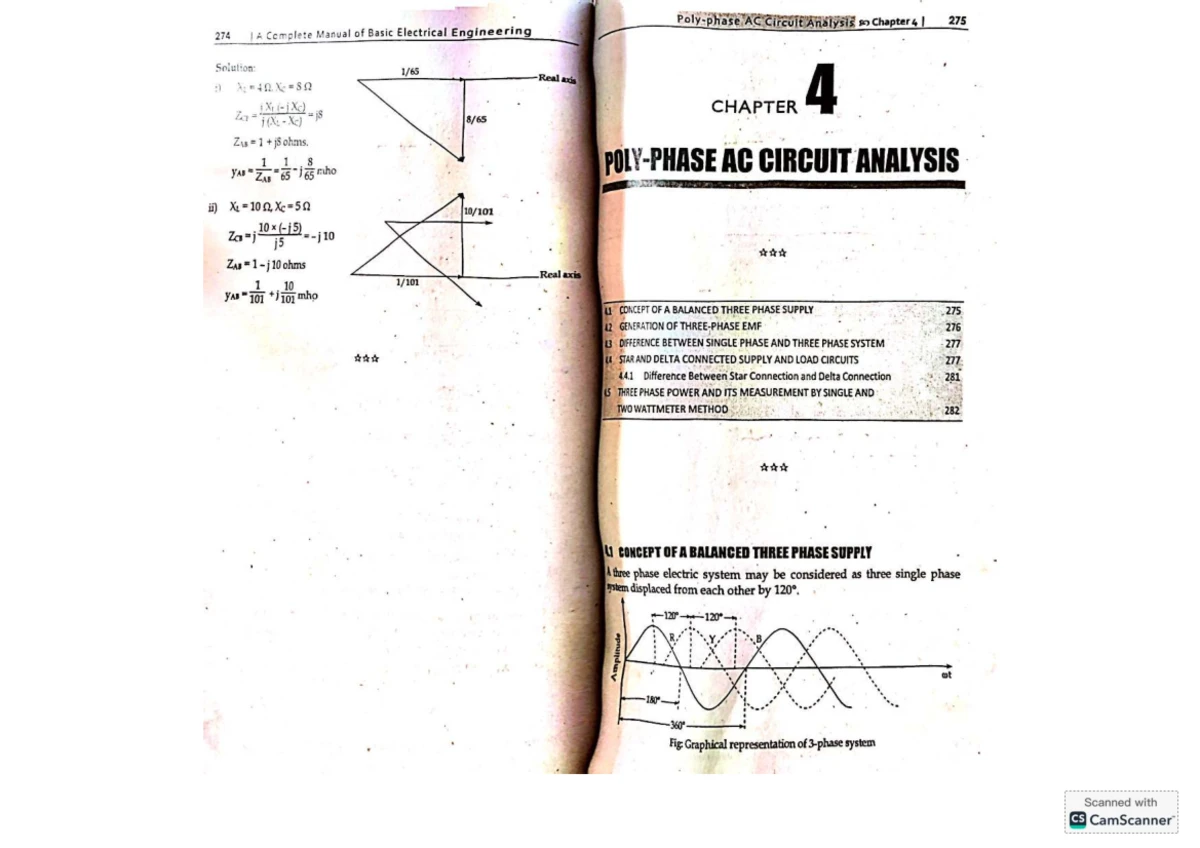 176 IA Single Phase AC Circuit Analysis: Chapter 3 - Complete Manual of ...