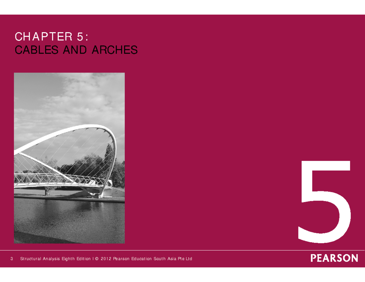 ECS448 CHAPTER 5: CABLES AND ARCHES - Structural Analysis Notes - Studocu