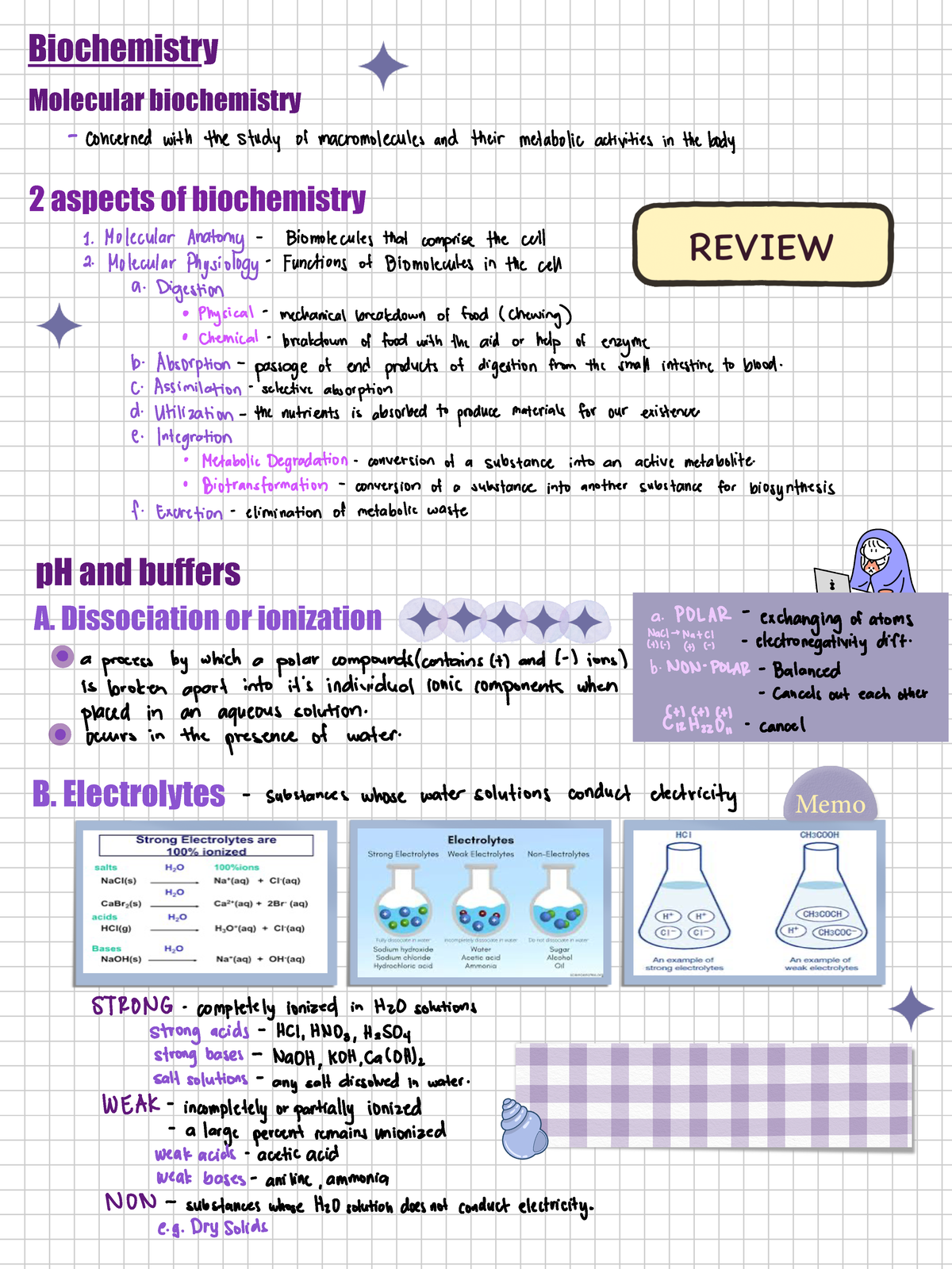 Biochem - ####### 2 aspects of biochemistry Molecular biochemistry ...