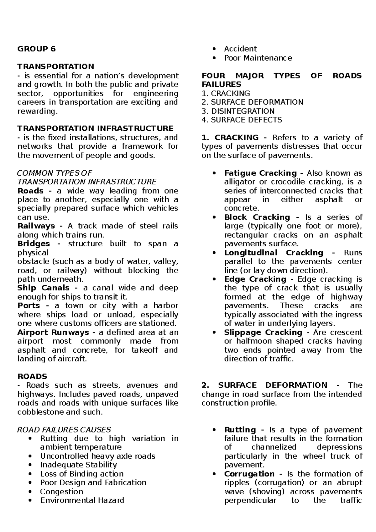 Transportation Engineering Overview: Key Infrastructure & Maintenance ...
