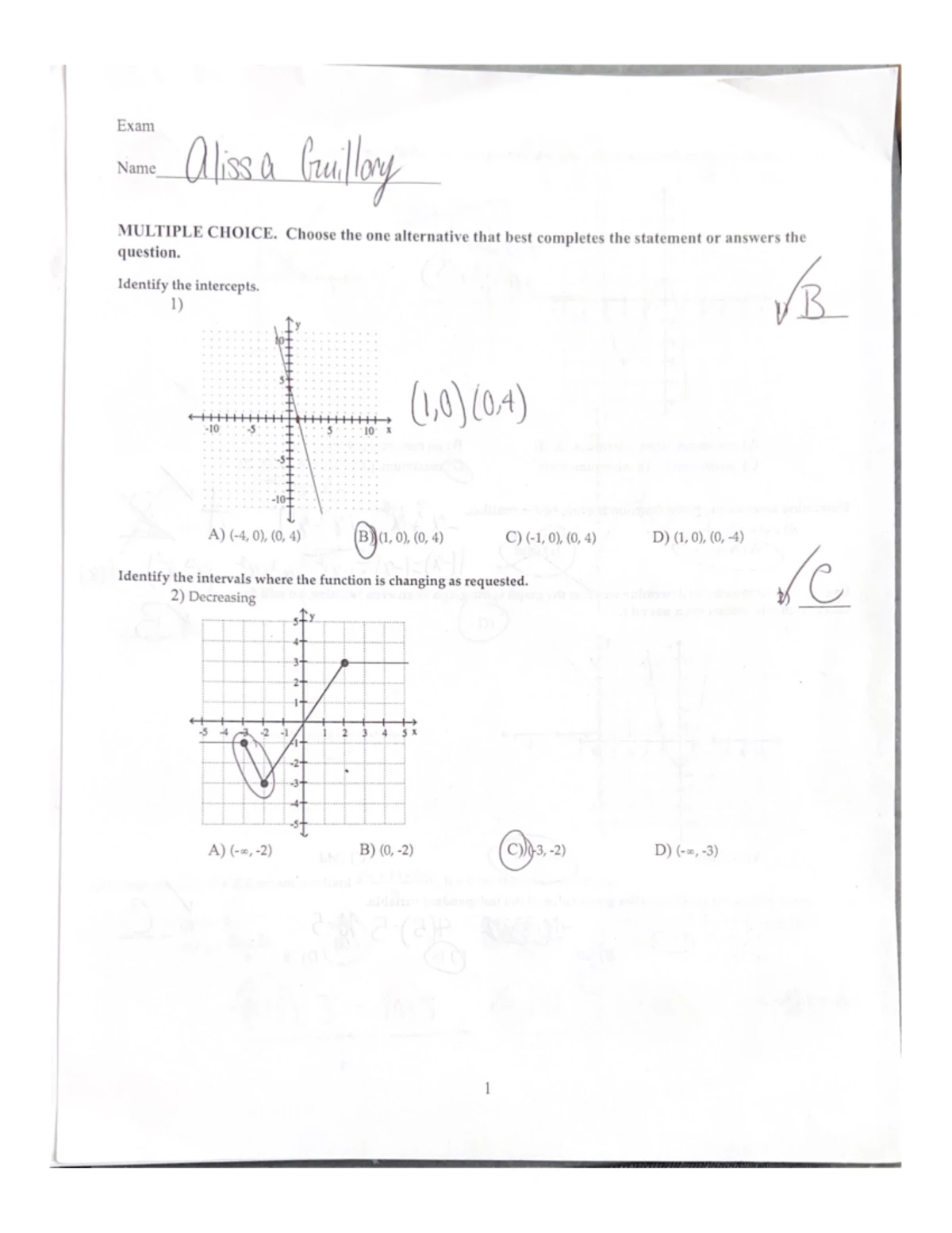 Ch 6 Practice Test Answer Key - Chapter 6 Practice Test – Answer Key ...