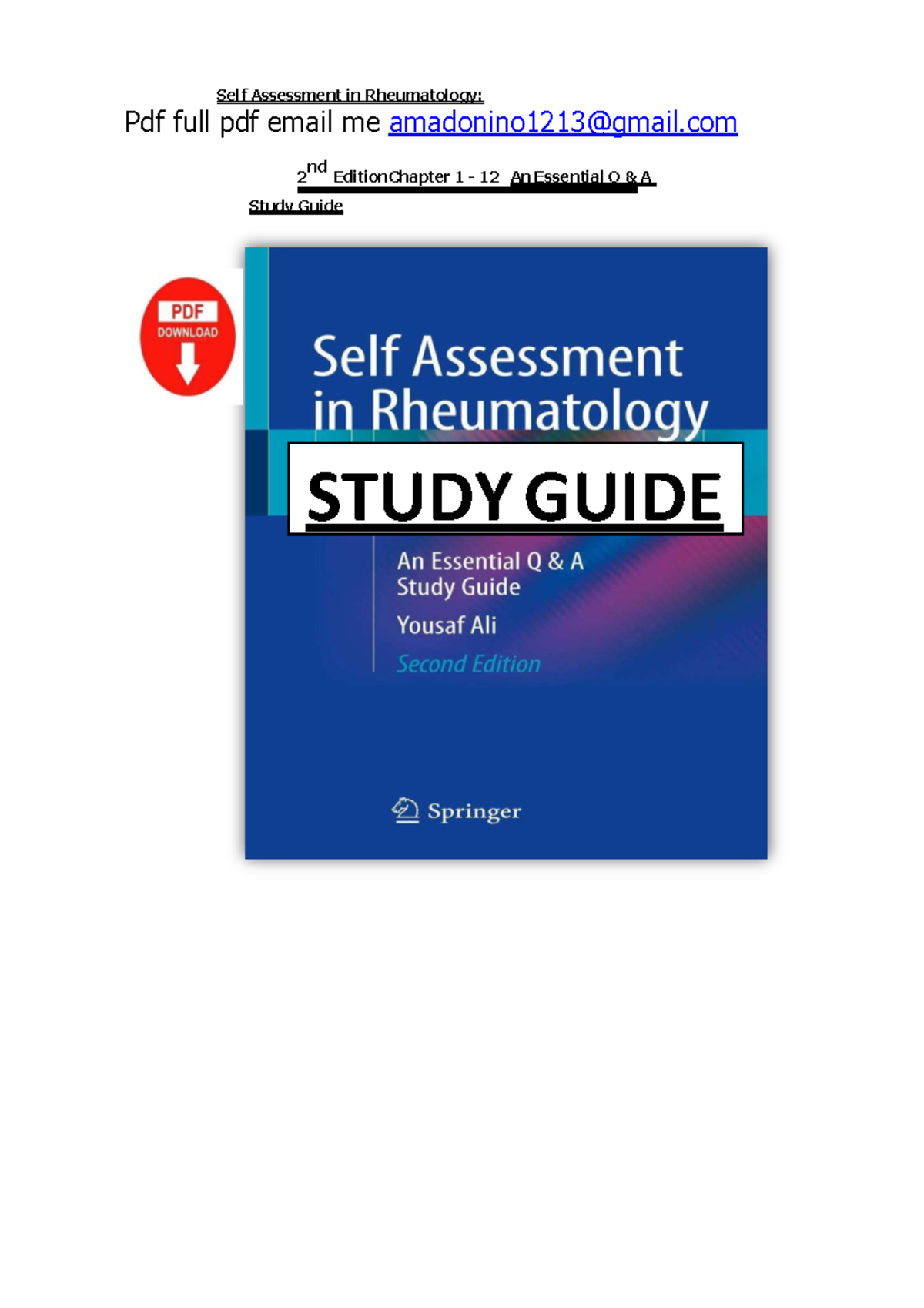 Self Assessment in Rheumatology: An Essential Q & A Study Guide [ペーパーバック] Ali， Yousaf Self Assessment in Rheumatology: Essential Q&A Study Guide
