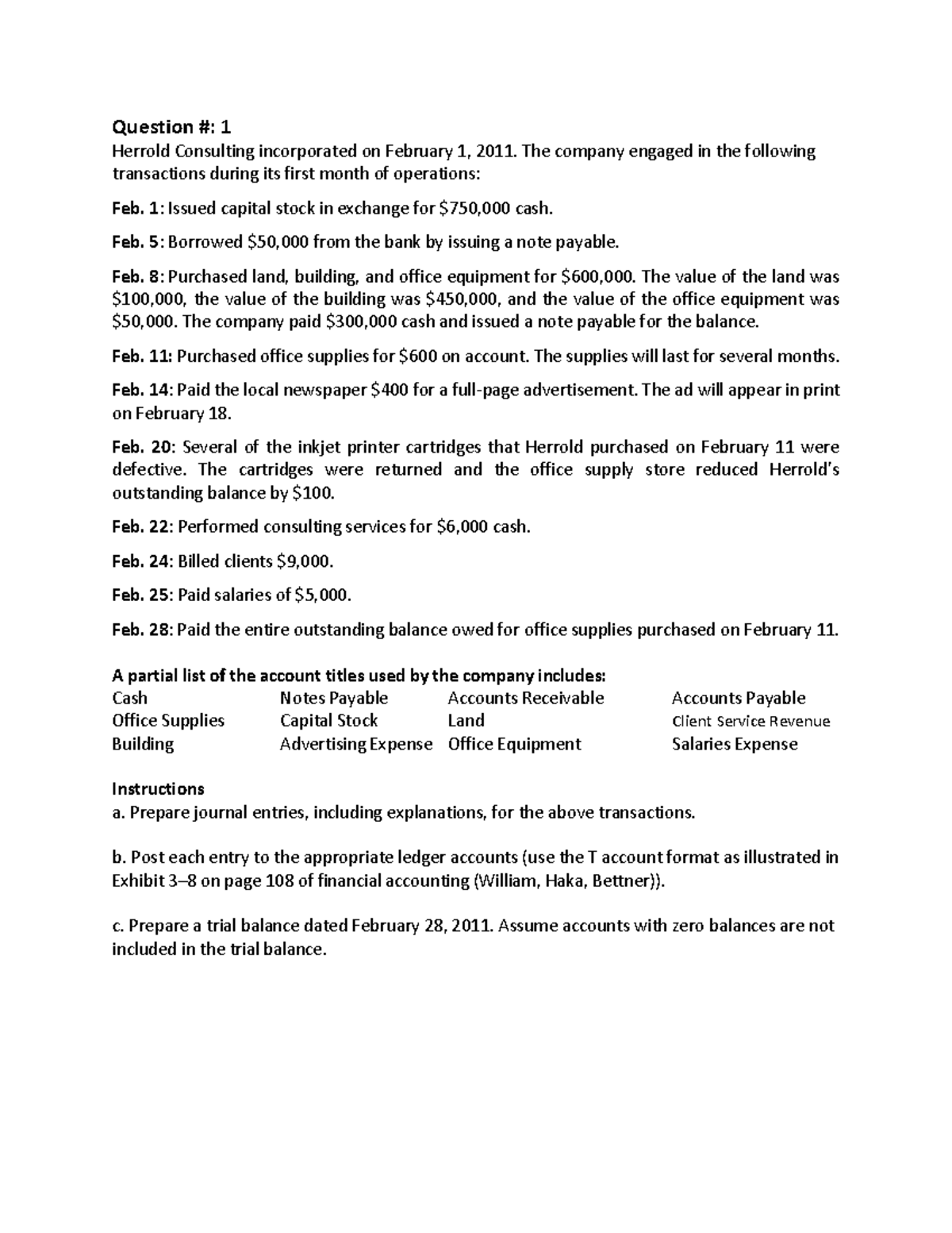 Accounting Cycle - 3 Stages - Assignment # 02 Analysis and Solutions ...