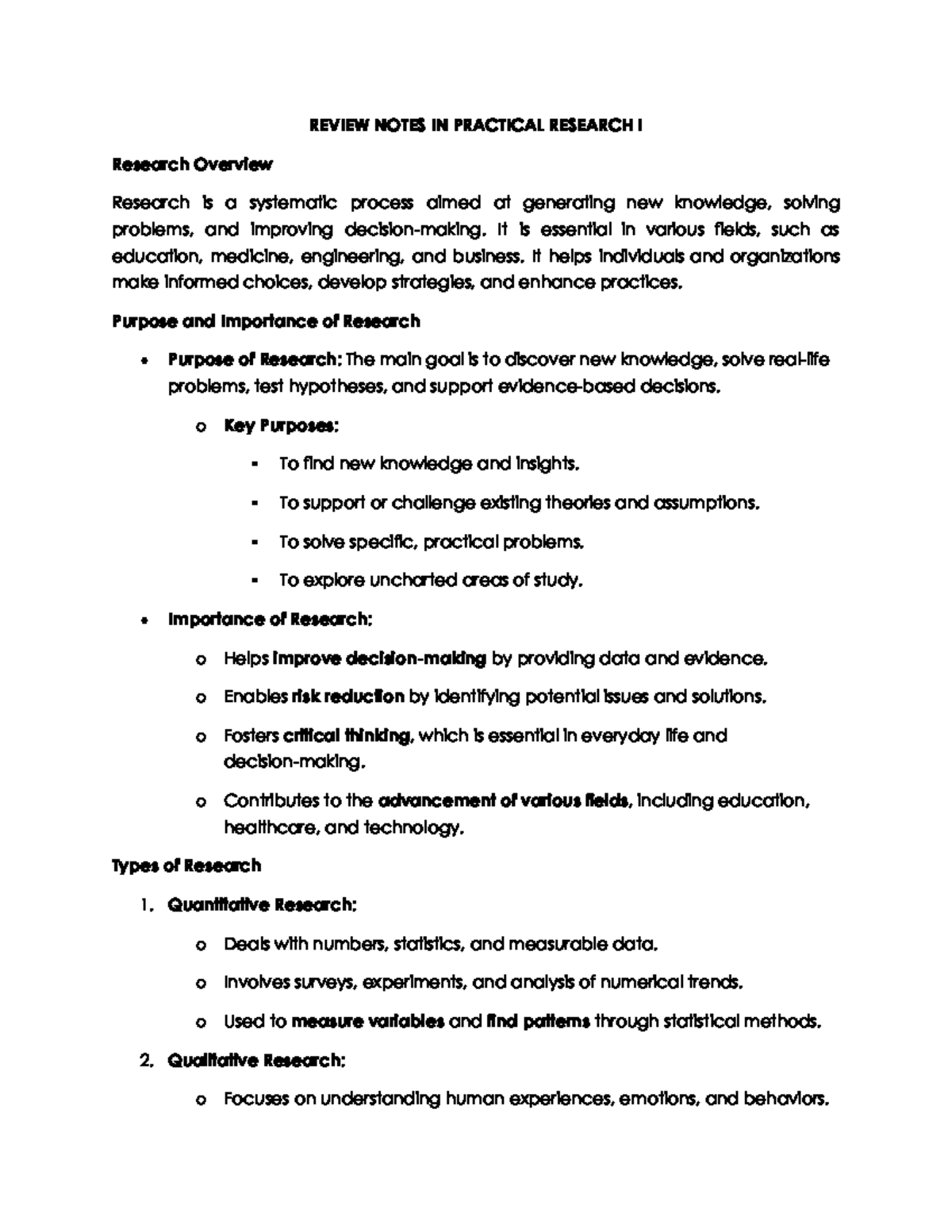 R Eview-n OTES.docx - Google Docs - REVIEW NOTES IN PRACTICAL RESEARCH ...