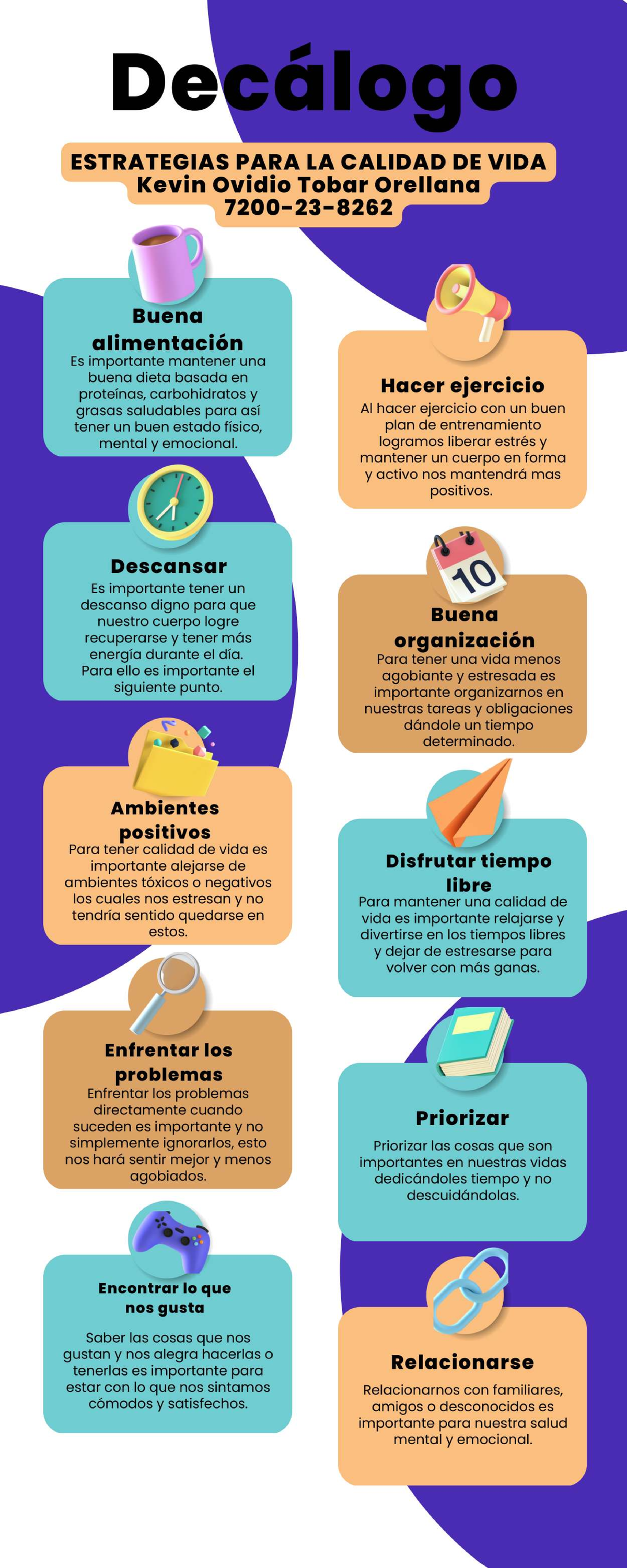 Decálogo de Estrategias para Mejorar la Calidad de Vida - Studocu