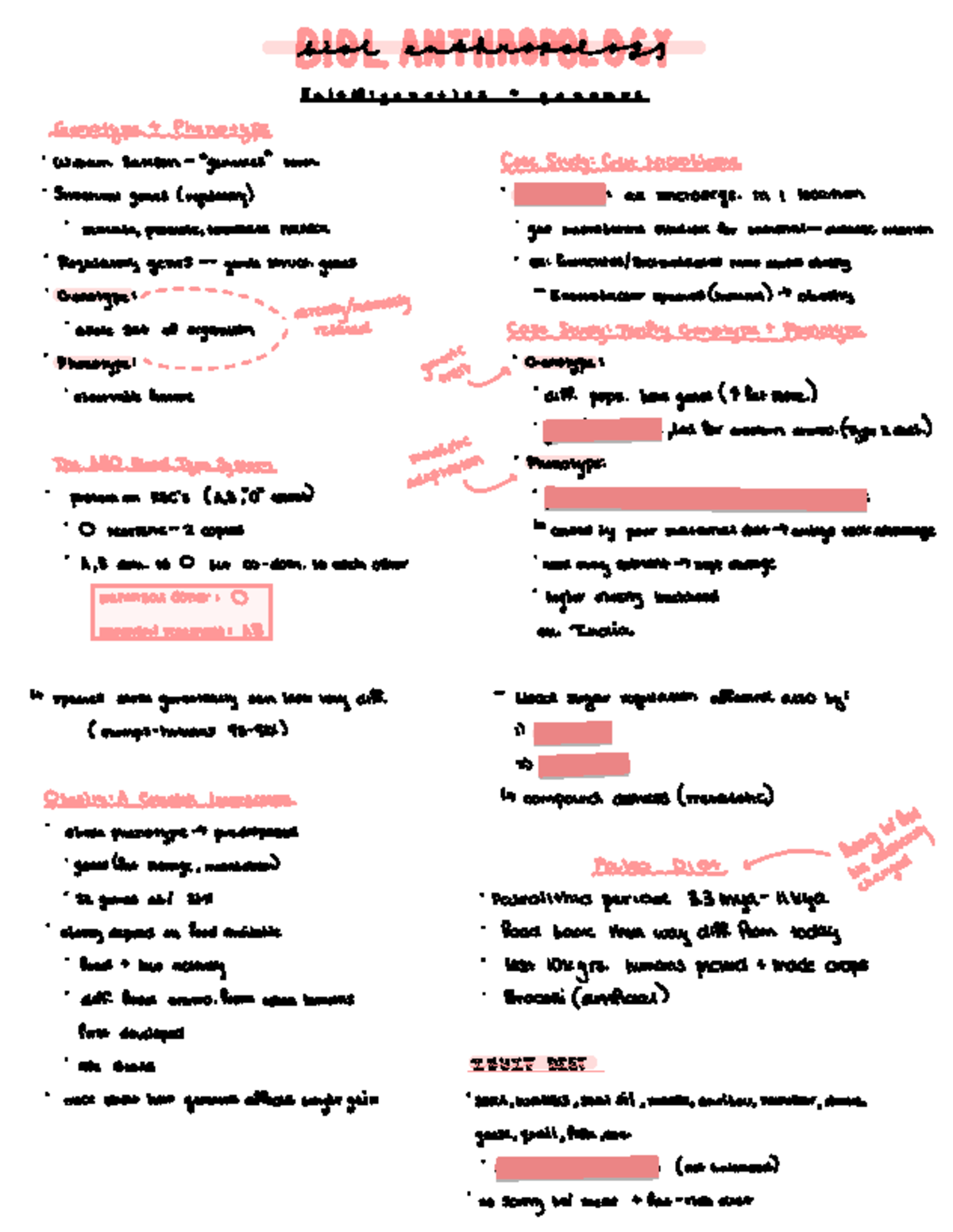 Unit #3 - unit 6 notes - Proto Unit 03 : genetics + genomes mmmotype ...