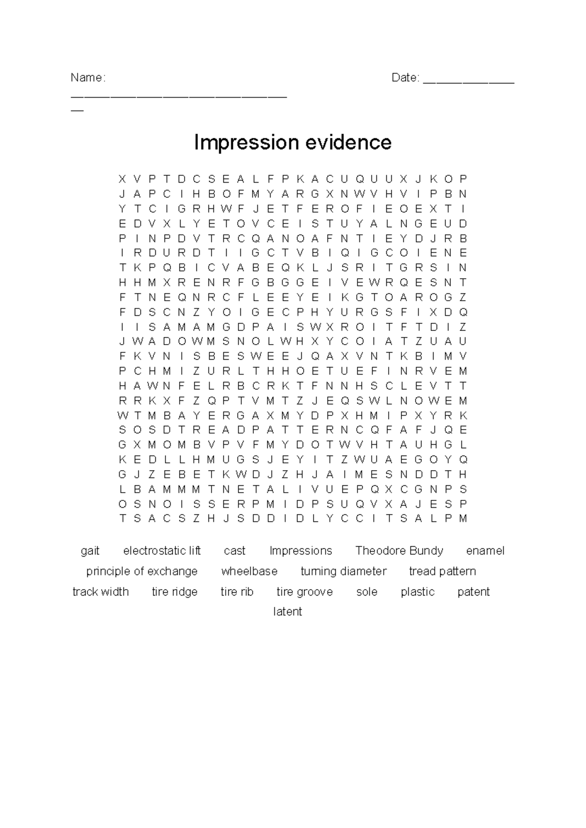 Impression evidence bcdc9 61640556 - Name ...