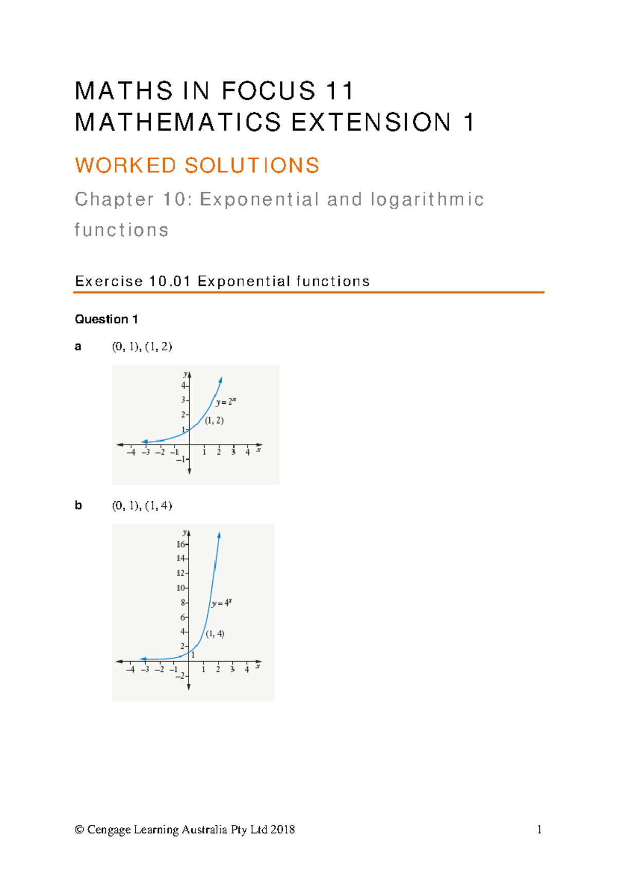 Year 11 Maths Extension 1 Chapter 10 Worked Solutions and Exercises ...
