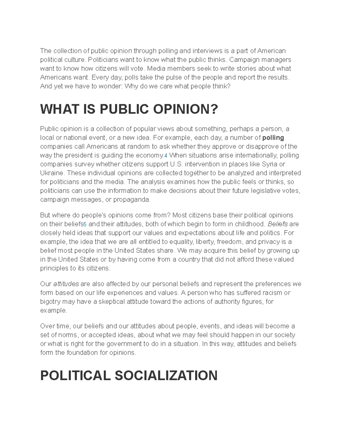 Public Opinion and Its Impact on American Politics: Analysis & Insights ...