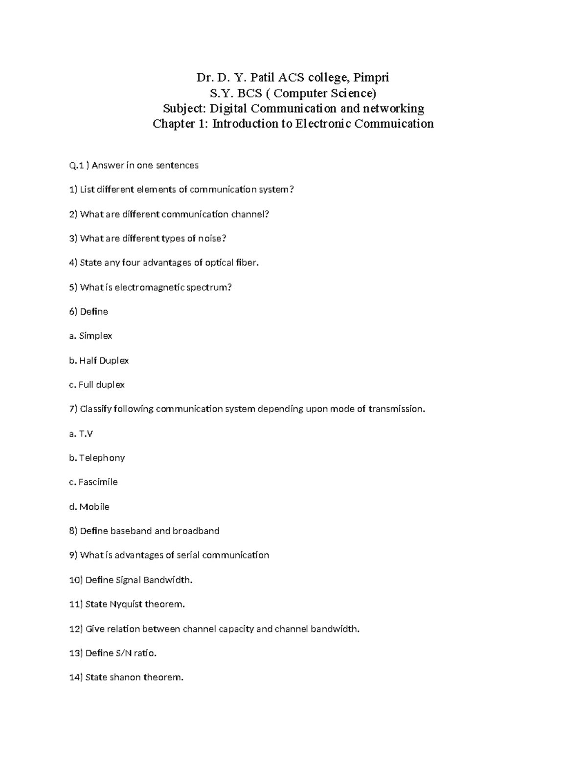 2023-II-M1 Question Paper - Total No. of Questions : SEAT No. : No. of ...