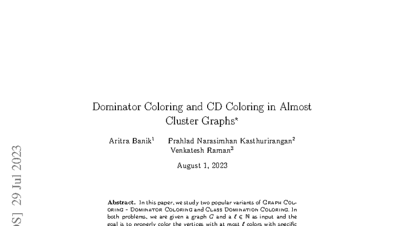 2210 - a research paper addressing dominated and dominator colorings ...