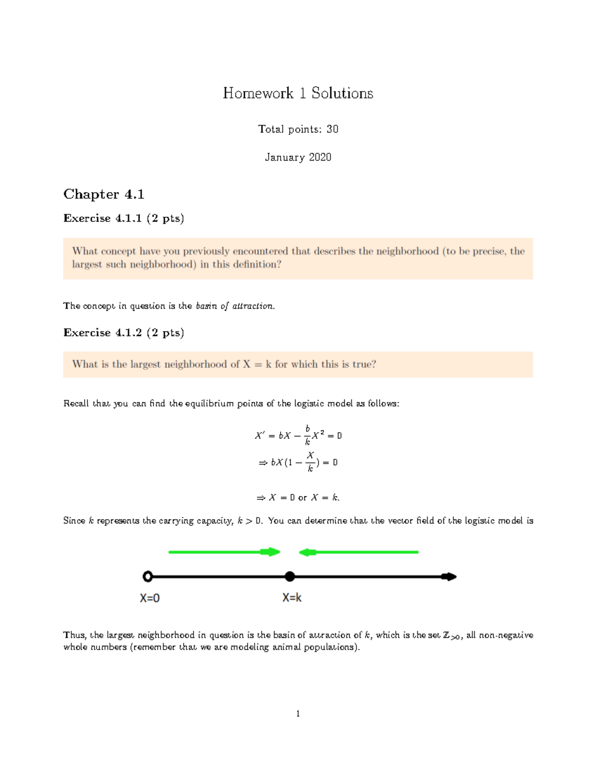 LS 30B HW 1 Solutions - Homework 1 Solutions Total points: 30 January ...