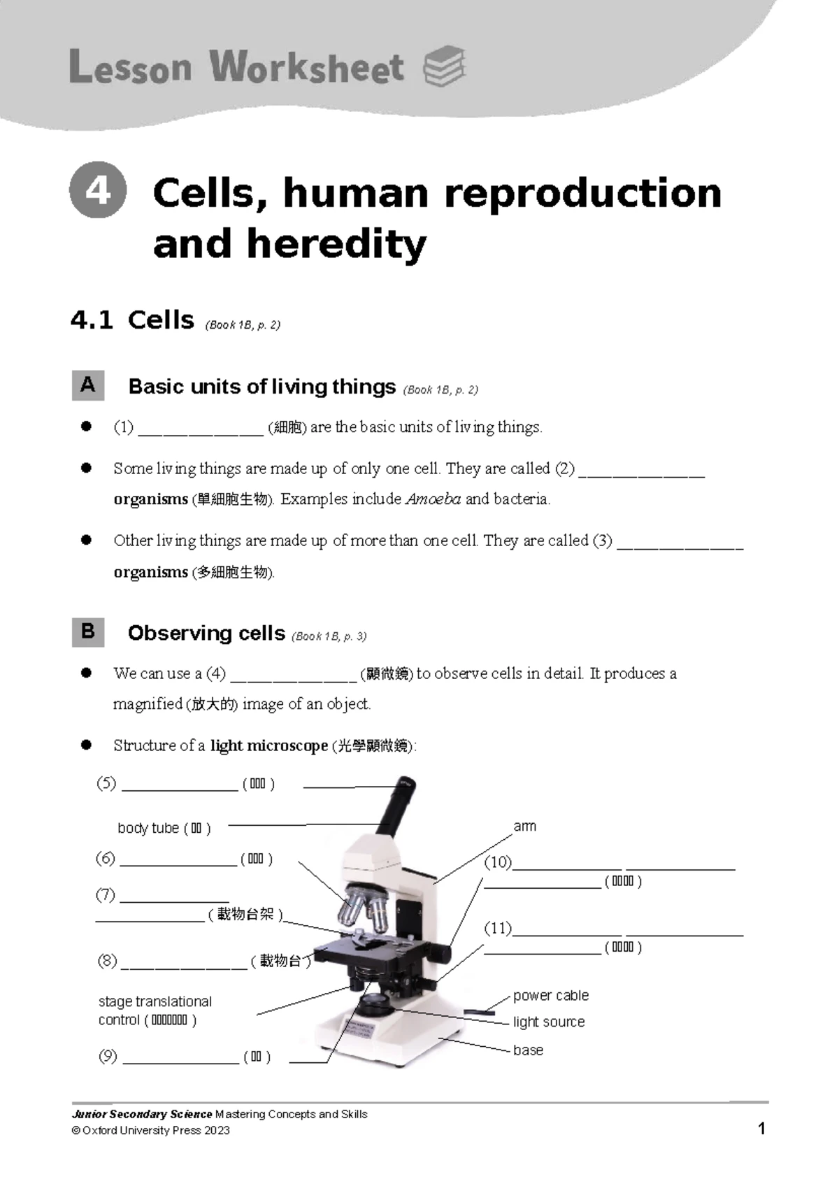 JSci LSSWS 07E - Worksheet on Living Things and Air Concepts - Studocu