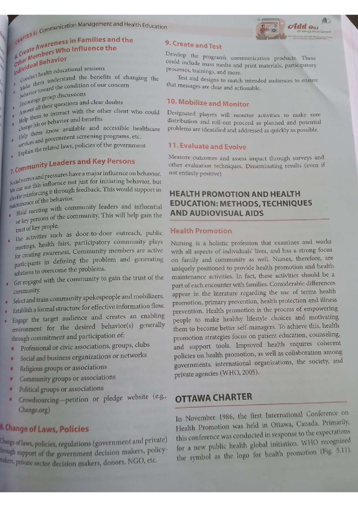 Health Promotion and Education Strategies: Methods and Aids - Studocu