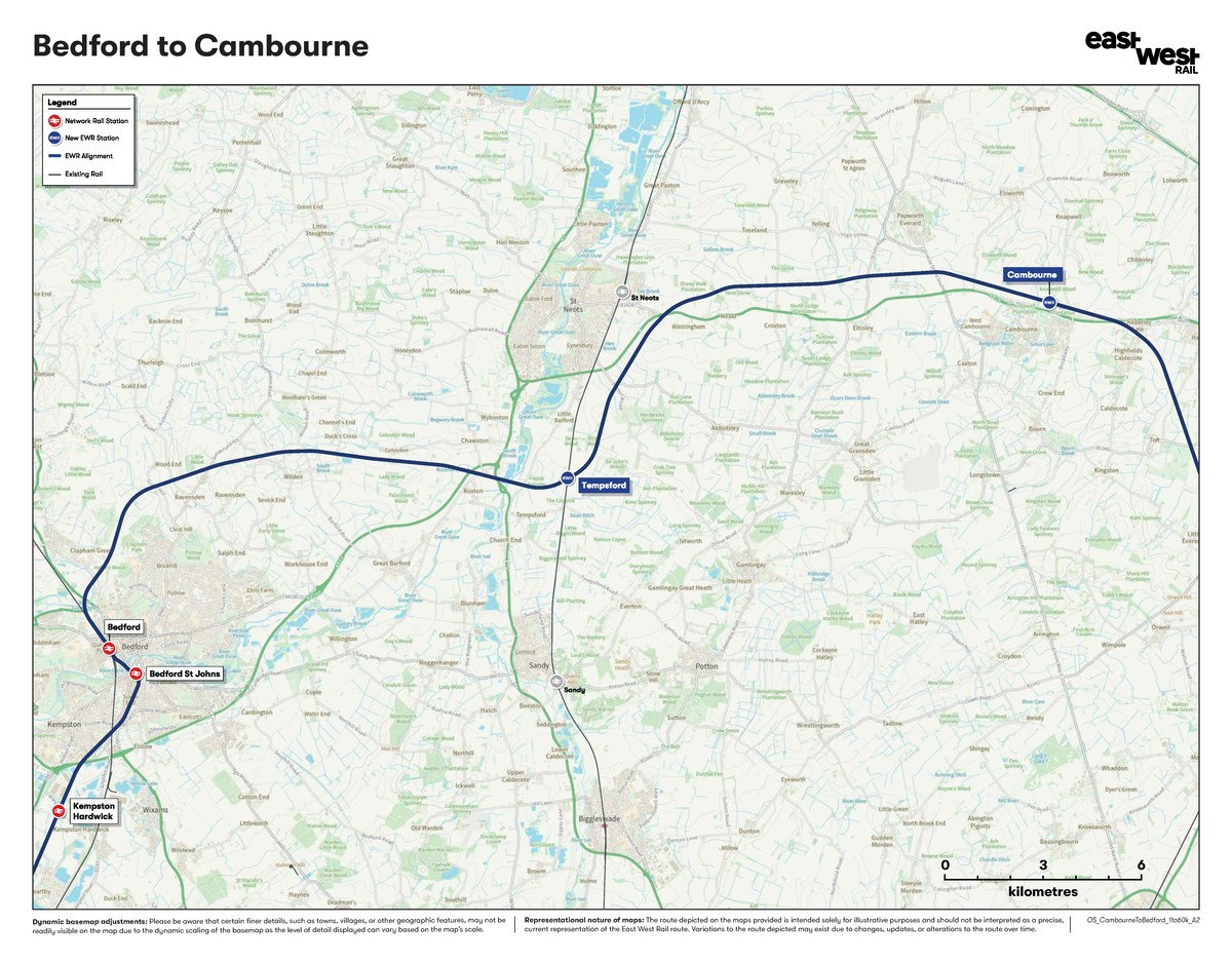 EWR Station Alignment Overview: Bedford to Cambourne Route - Studocu