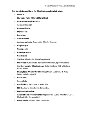 Tamsulosin (Flomax) Overview: Mechanism, Uses & Risks - Studocu