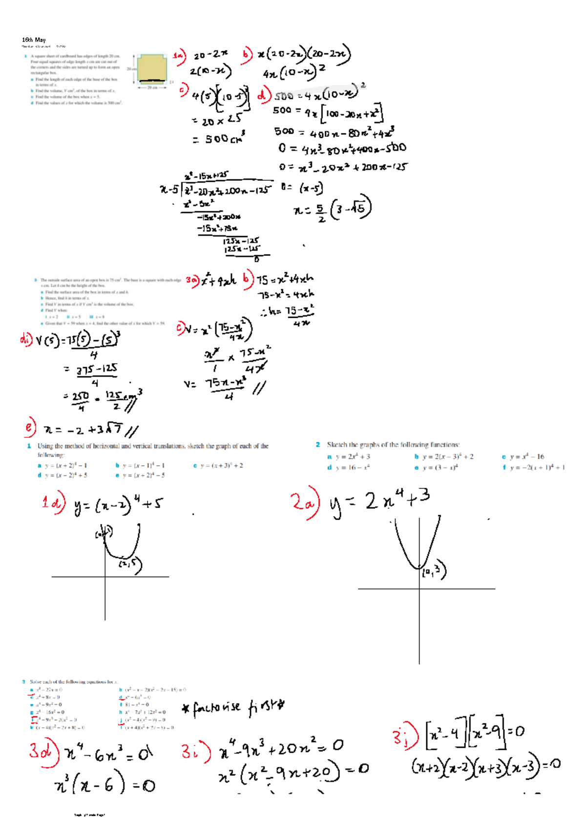 Random polynomials working out - 16th May Thursday, 16 May 2024 5:37 PM ...