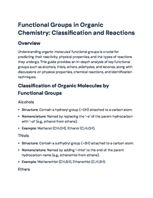 Fundamentals of Organic Chemistry: Key Concepts and Reactions ...