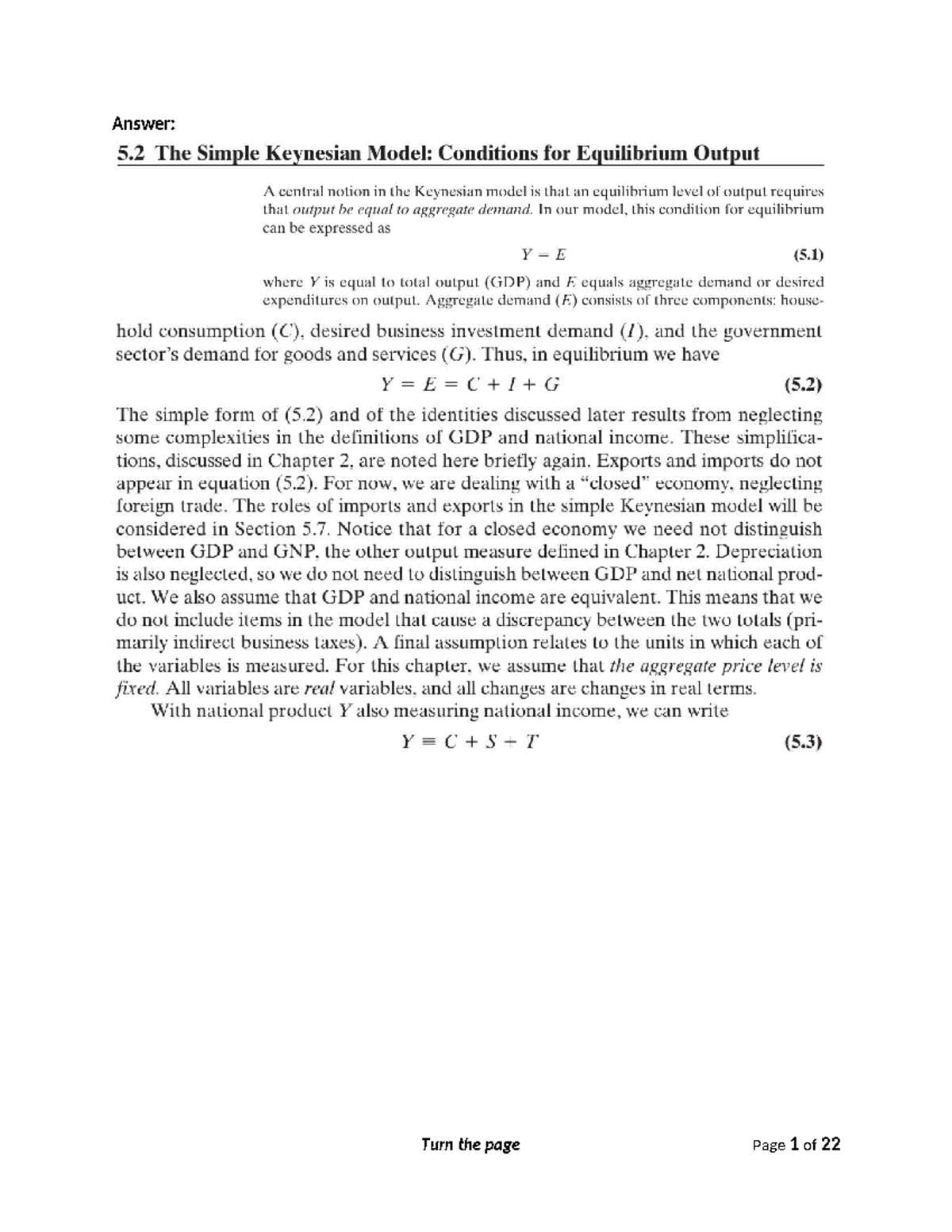 Inter-Macroeconomics Terminal Exam Solutions: Saving & Consumption ...