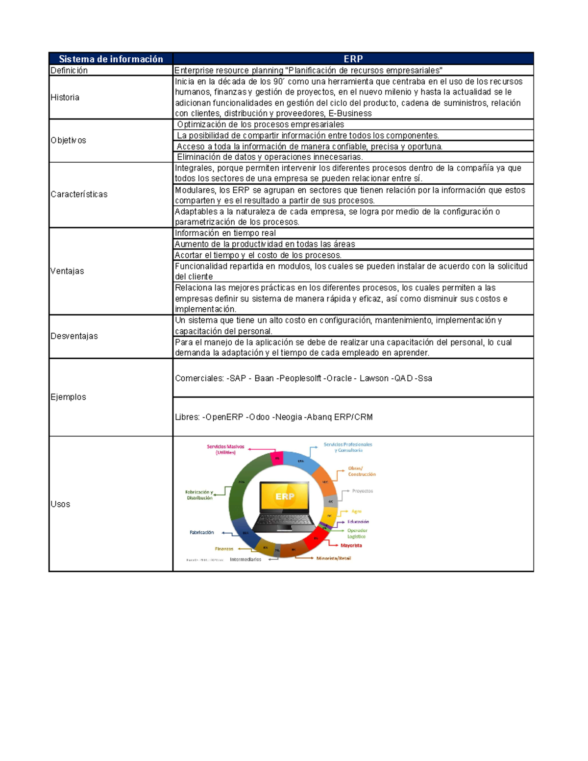 ERP pdf - informatica - Sistema de información ERP Definición ...