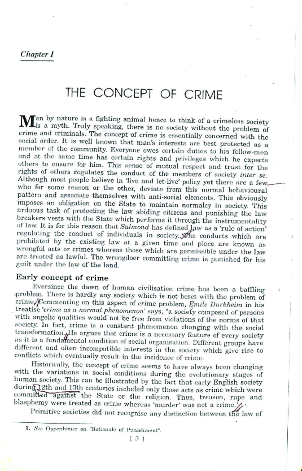 Chapter 1-5: Understanding the Concept of Crime in Criminology - Studocu