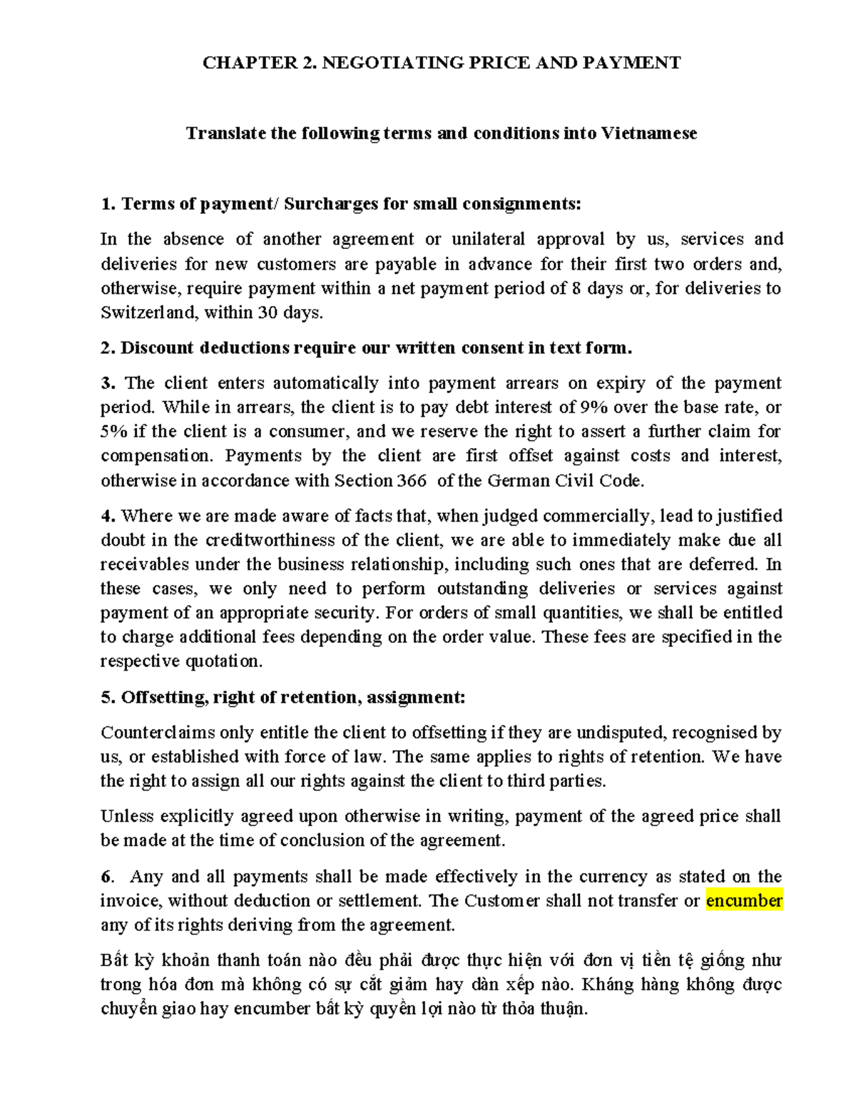 Chapter 2- English Vietnamese Translation 28th Nov 2022 - Student ...