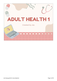 D444 - Adult Health 1 - Studocu