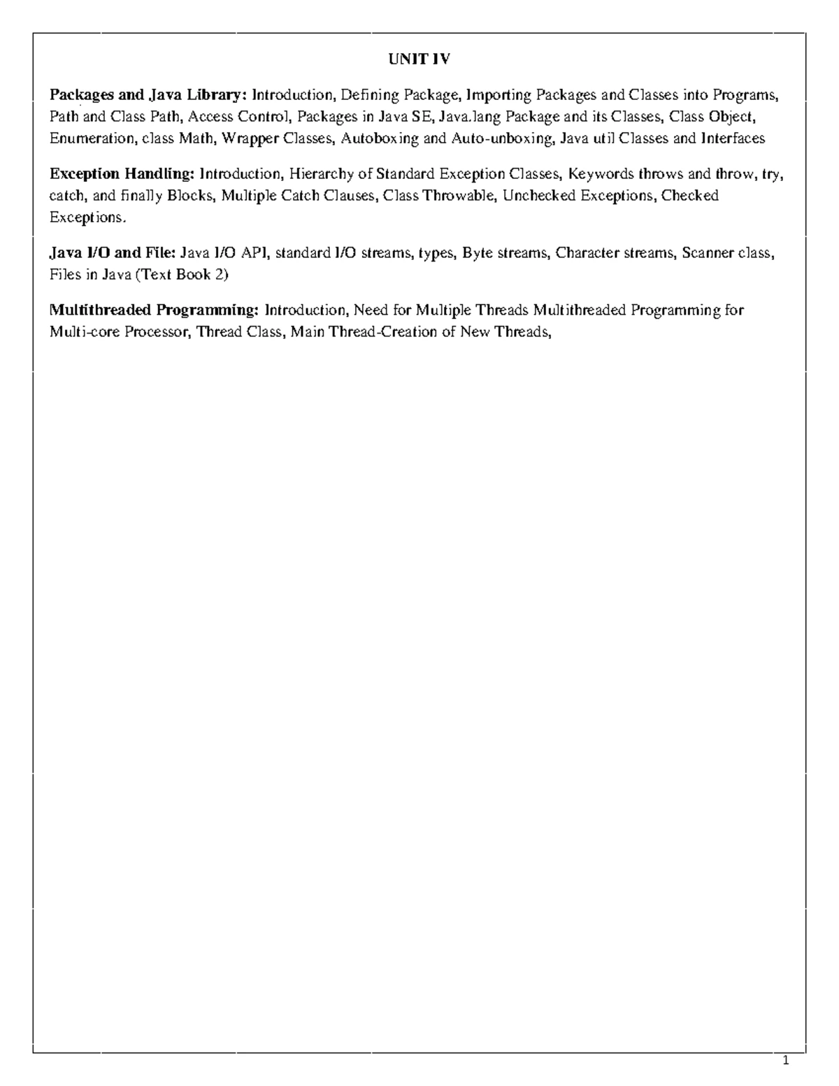 R 23 UNIT 5 JAVA 2024 - excelent - JAVA-UNIT V I. String Handling in ...