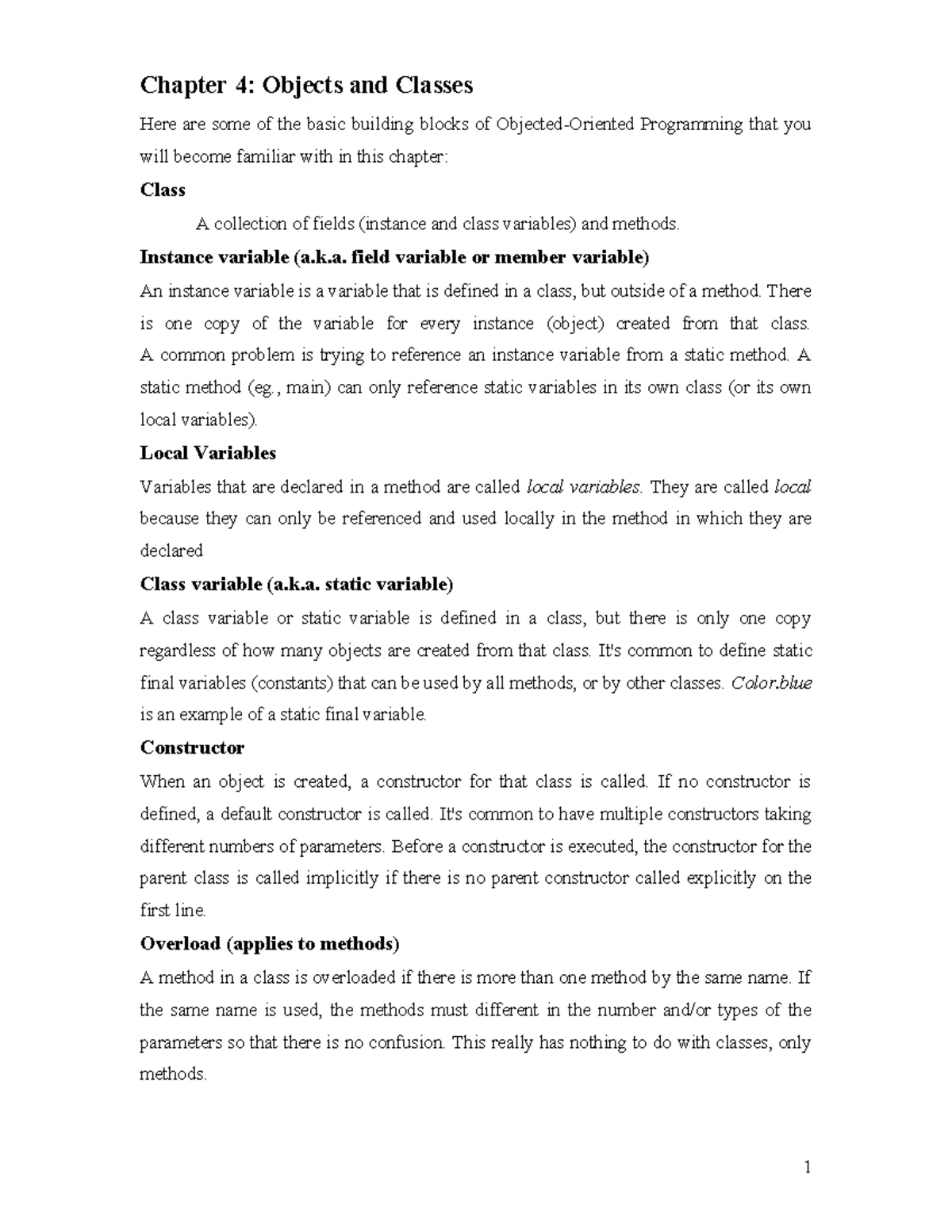 Chapter 3: Control Flow Statements in Java (CS101) - Studocu