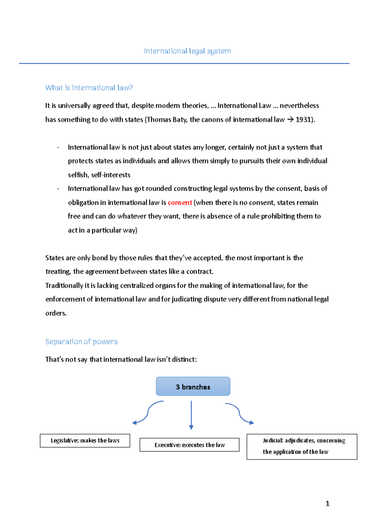 Introduction to the International Legal System: Key Concepts ...