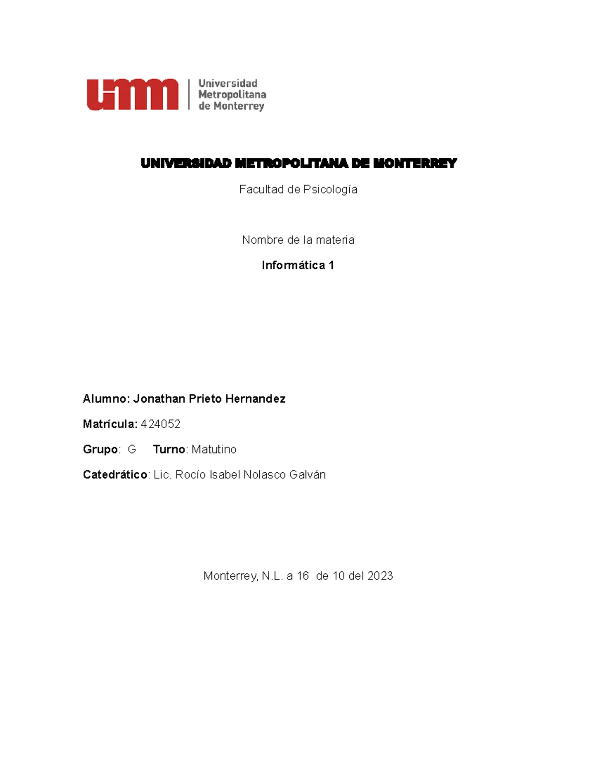 LT EV3 EQ3 2023 - Evidencia de la etapa 3 - Universidad Autónoma de ...
