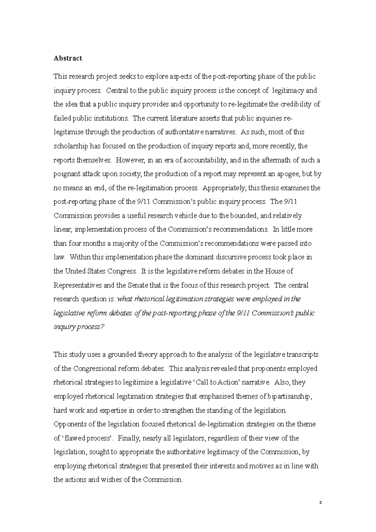 Rhetorical Strategies 1 - Abstract This research project seeks to ...