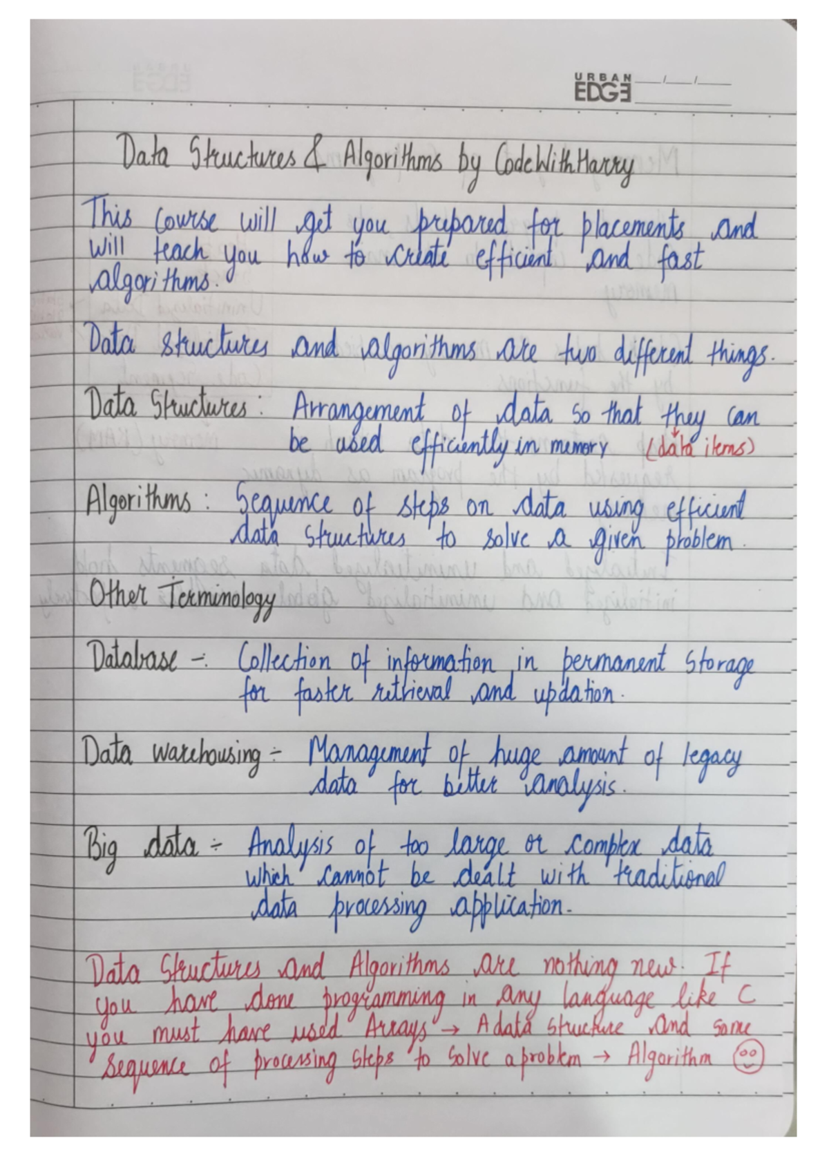 DSA101 Time Complexity Notes and Practice Guide - Studocu