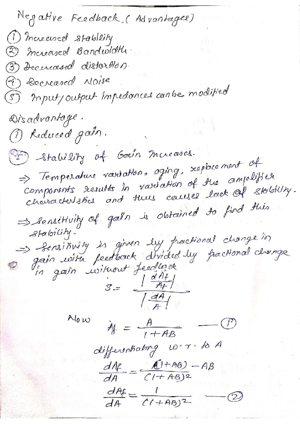 Unit 3 - Notes on Analog and Linear Electronic Circuits - Studocu