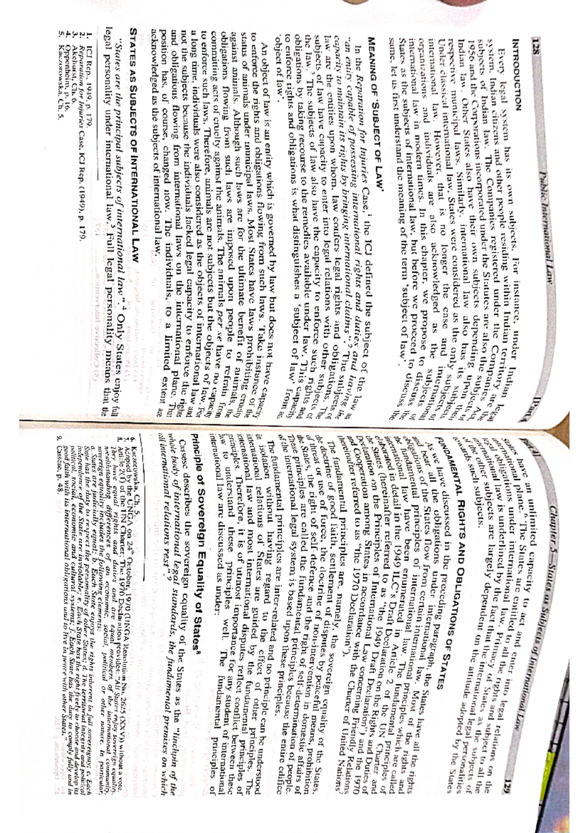 1b States and Int Organisations as Subjects of International Law - Studocu