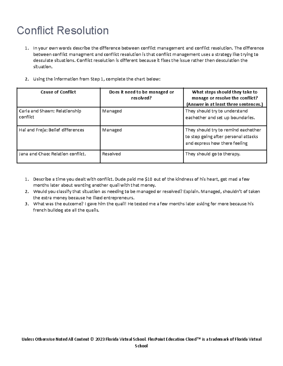 Conflict Management vs. Resolution: Key Differences Explained - Studocu