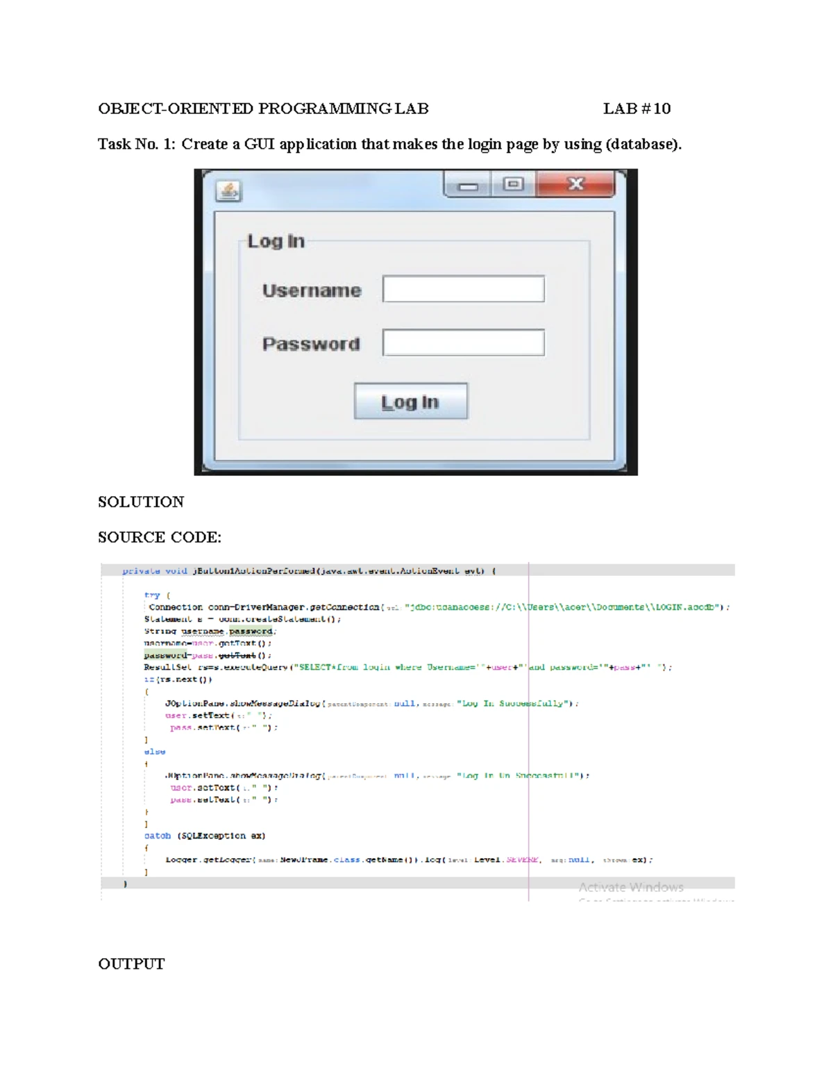 Lab 11 - OOP lab 11 - [OBJECT ORIENTED PROGRAMMING] [Abstract Class ...