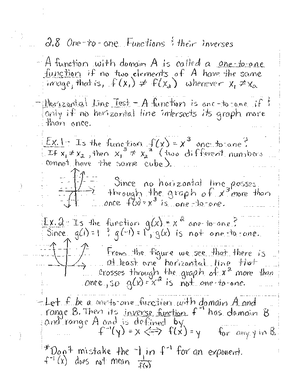 Midterm Exam Review Notes for Course XYZ 101 - 2 Transformations of ...