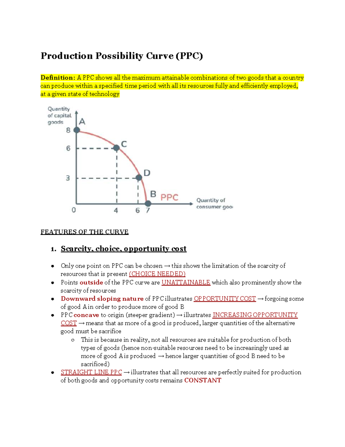 Central Problem of Economics: Understanding the Production Possibility ...