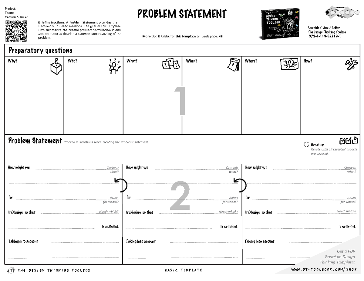 Group Exercise-Problem Statement - Project: Team: Version Date: PROBLEM ...