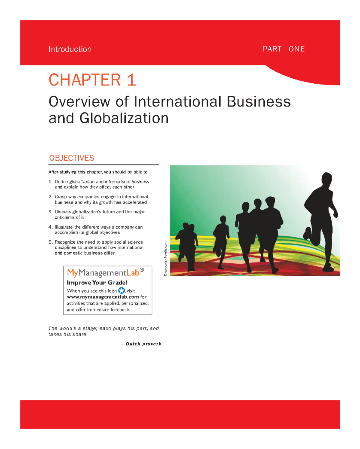 Chapter 1 - Overview of Int'l Business & Globalization Insights ...