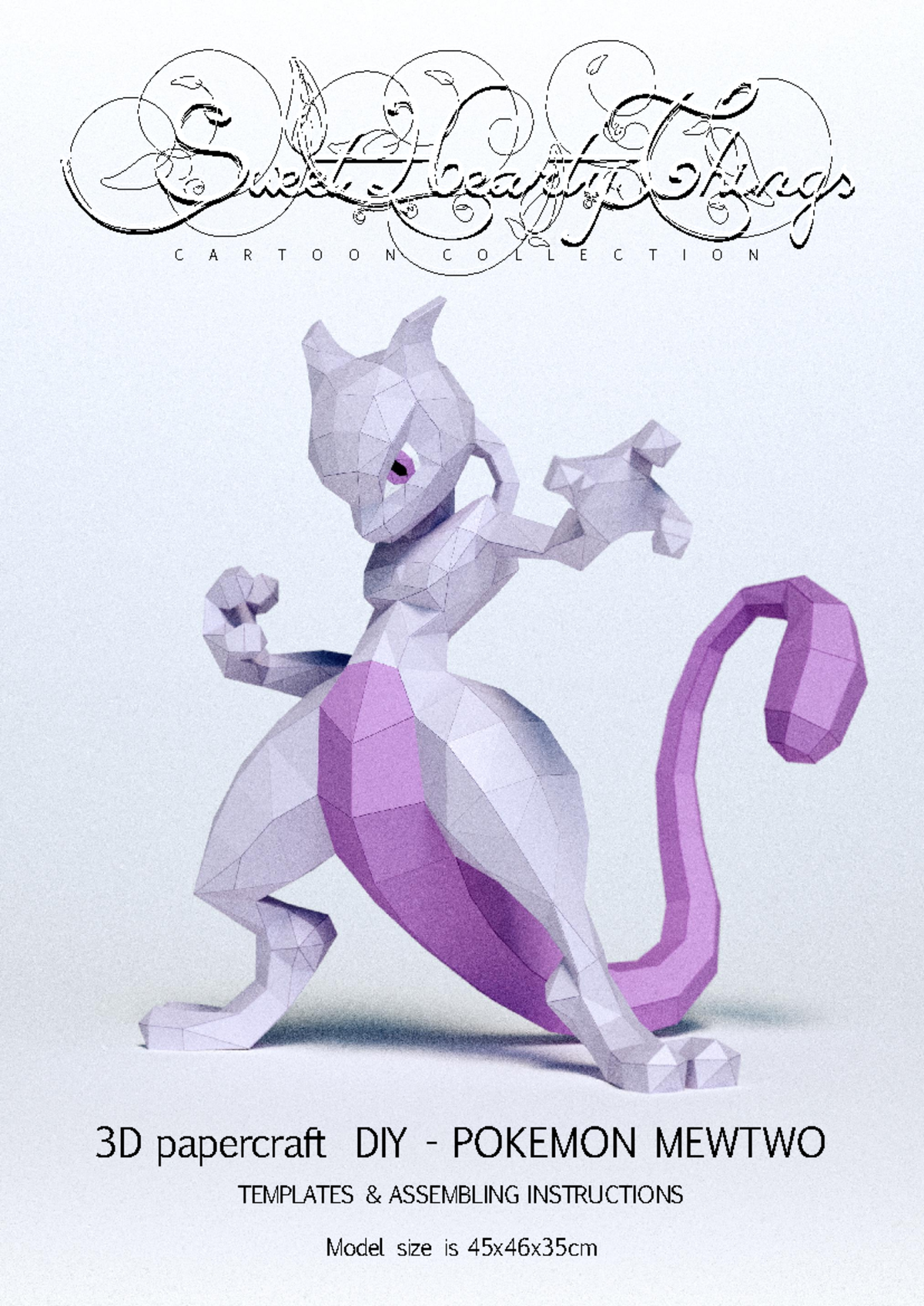 DIY Papercraft Guide: Easy Mewtwo Model Assembly Instructions - Studocu