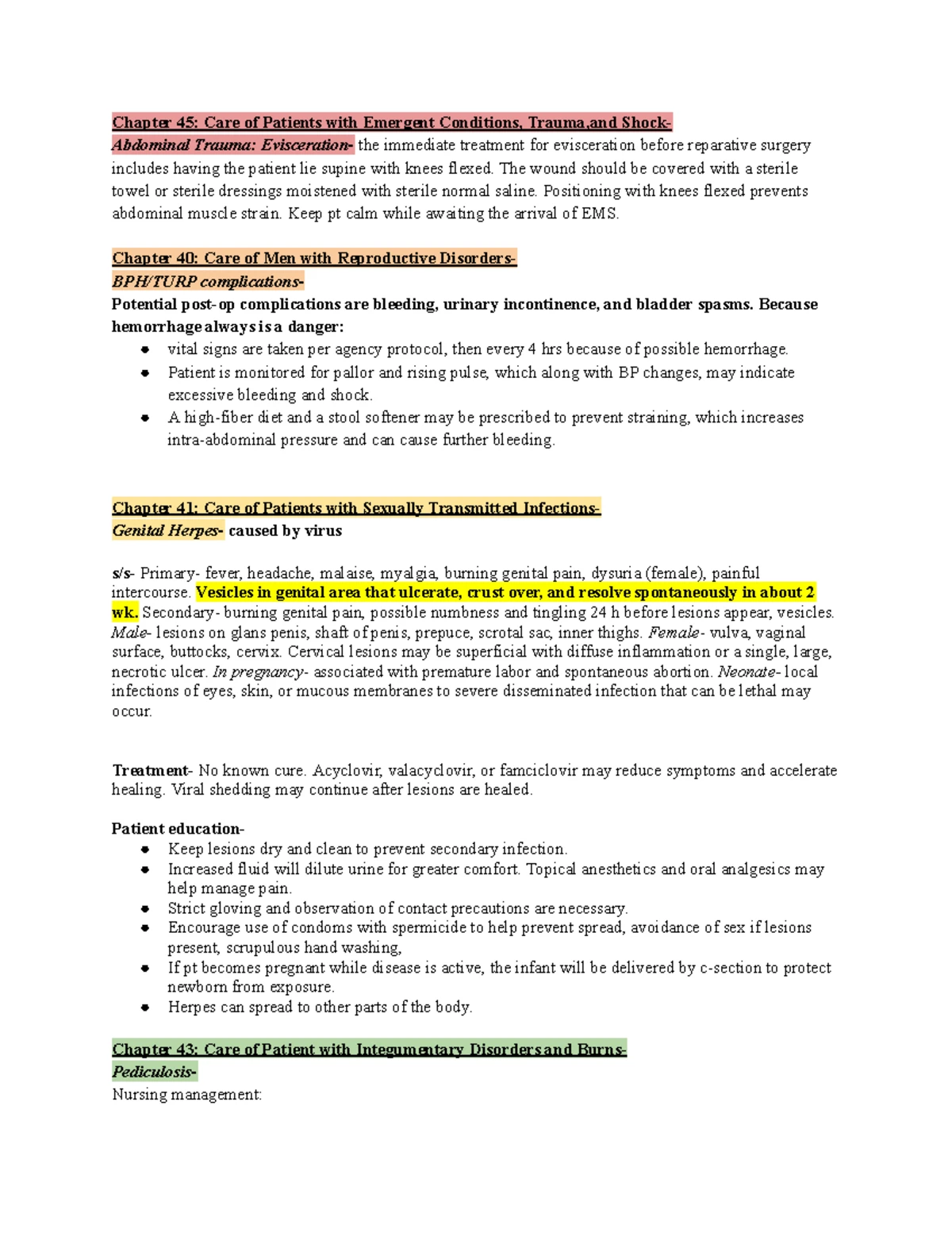 Geriatric Concept Map Case Study Analysis for Nursing Course NUR 205 ...