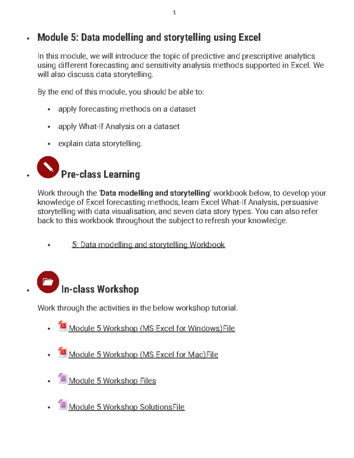 Lectue Module 05 - Lecture - Module 5: Data modelling and storytelling ...