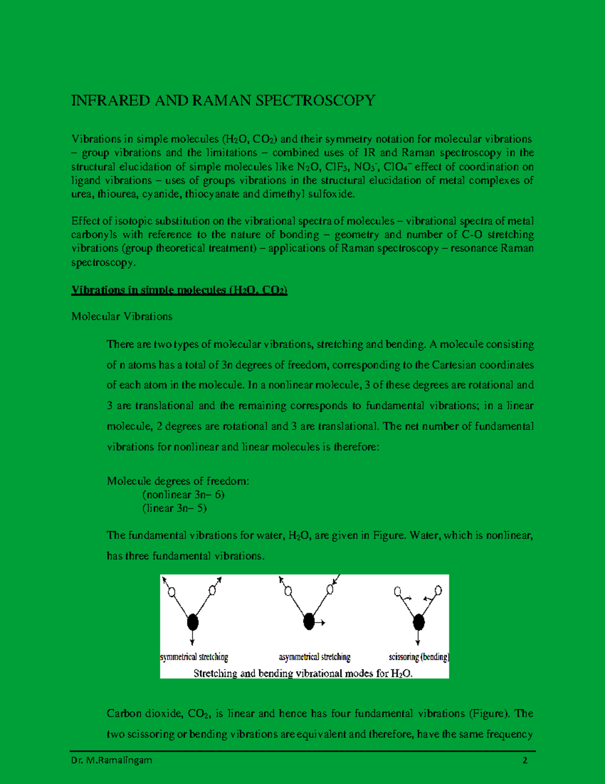 Infrared and Raman Spectroscopy: Vibrational Analysis and Applications ...