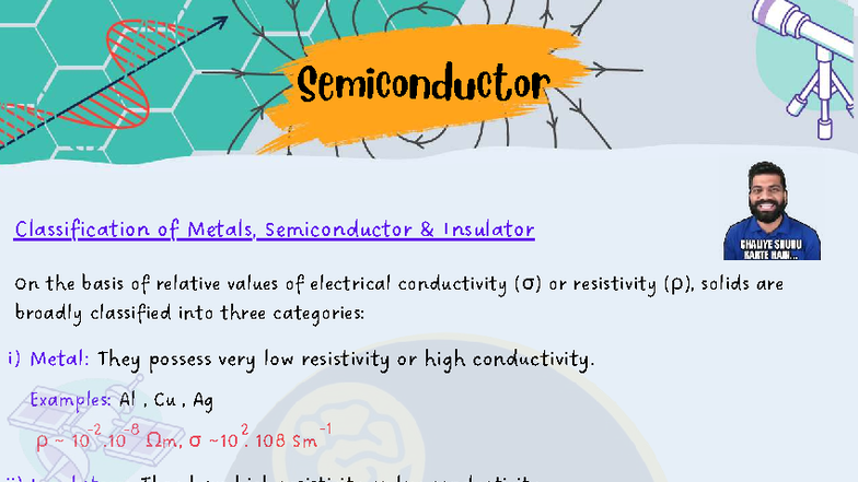 Chapter 14: Semiconductor Classification and Properties - Studocu