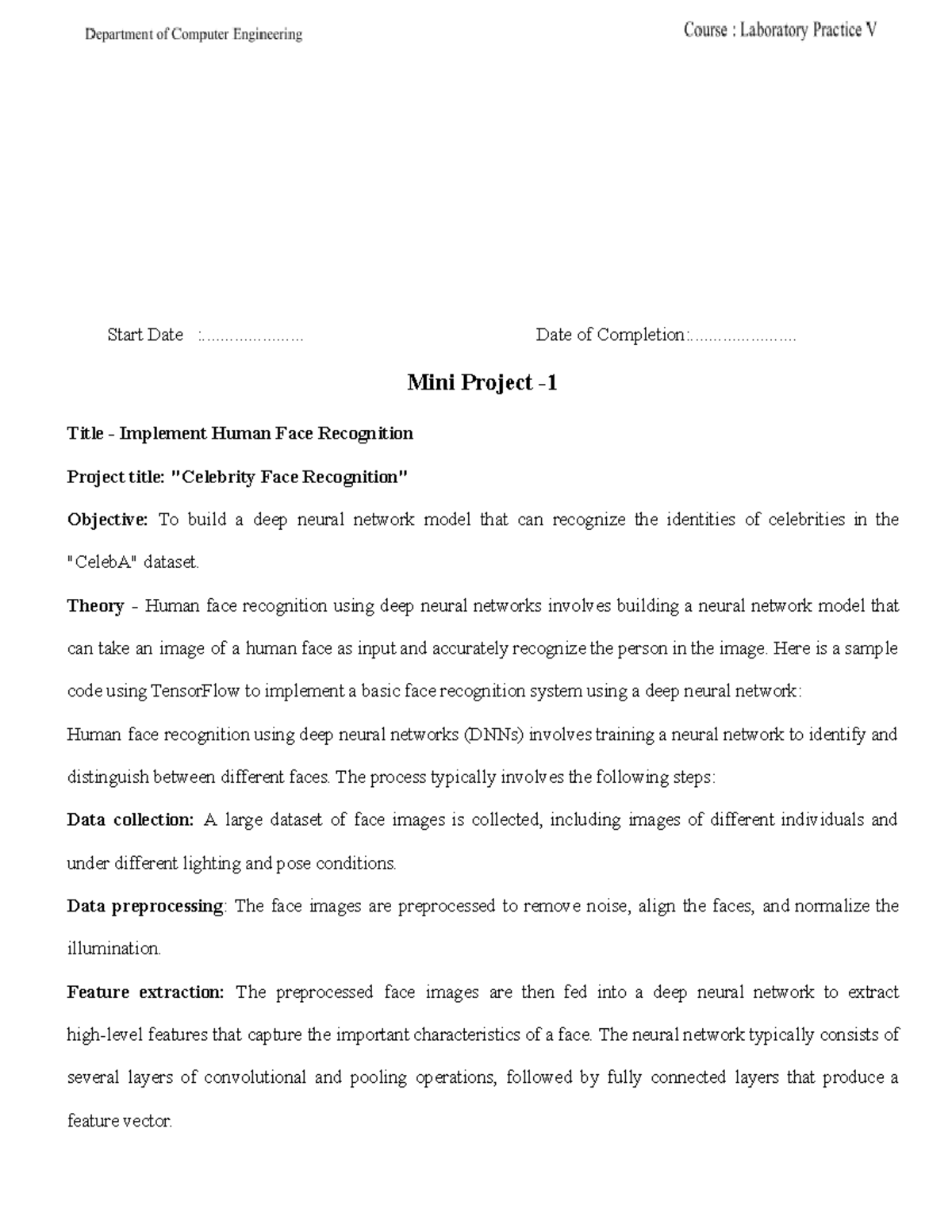 DL Assignments: Face Recognition & IMDB Sentiment Analysis Projects ...